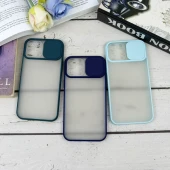 قاب PC مات محافظ لنز دار کشویی iPhone 12 Pro Max