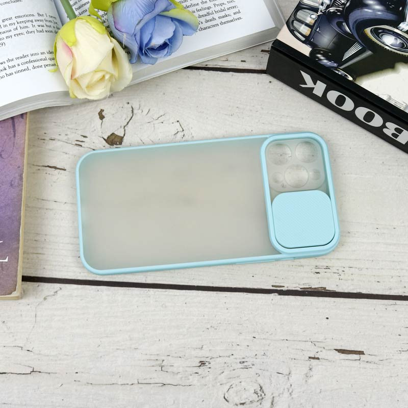 قاب PC مات محافظ لنز دار کشویی iPhone 12 Pro Max