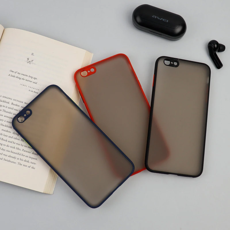 قاب PC مات محافظ لنز دار iPhone 6 Plus / 6s Plus