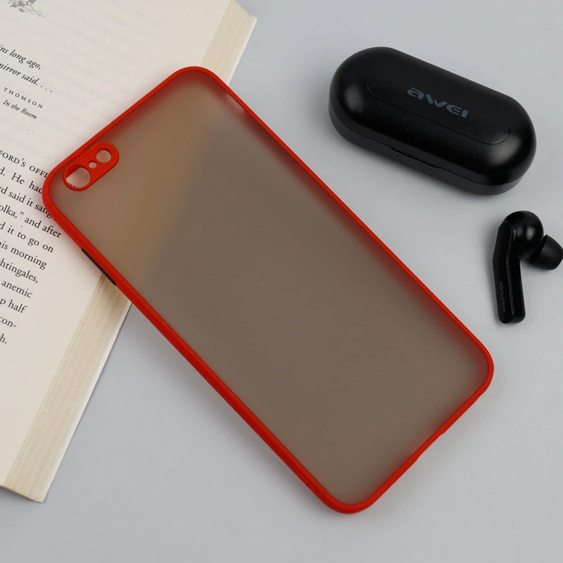 قاب PC مات محافظ لنز دار iPhone 6 Plus / 6s Plus