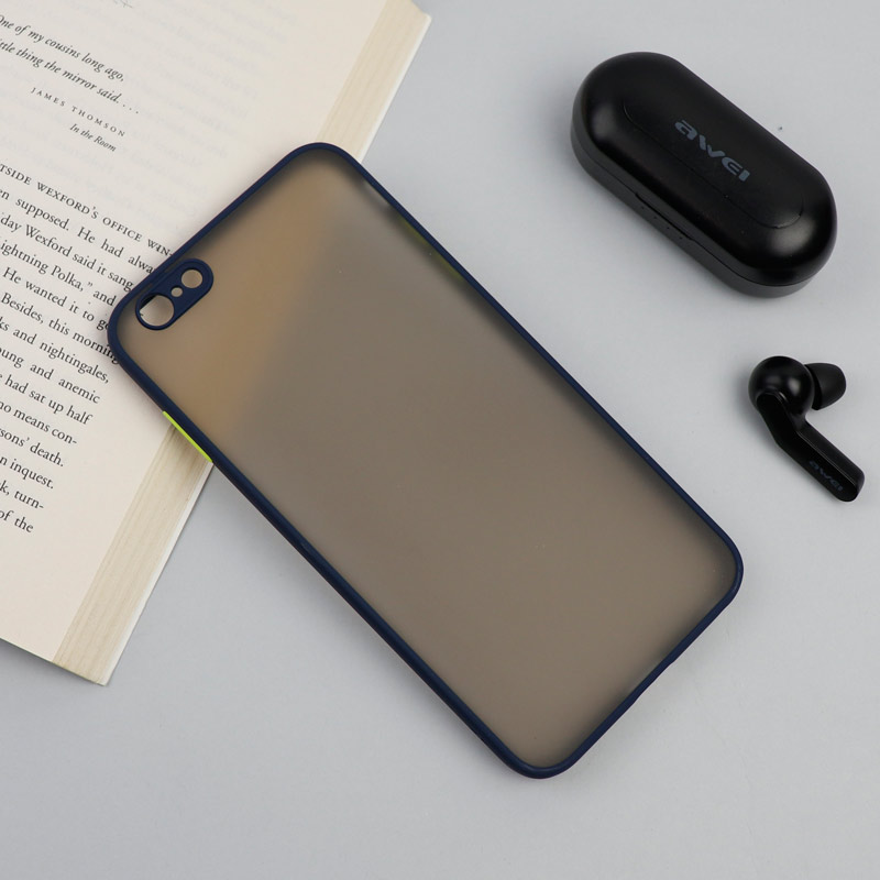 قاب PC مات محافظ لنز دار iPhone 6 Plus / 6s Plus