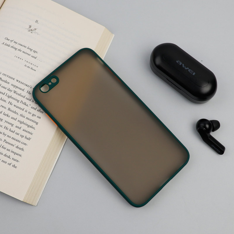 قاب PC مات محافظ لنز دار iPhone 6 Plus / 6s Plus