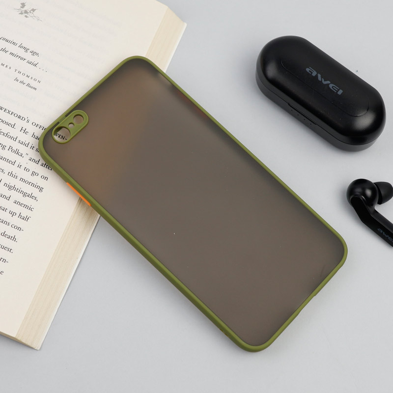 قاب PC مات محافظ لنز دار iPhone 6 Plus / 6s Plus