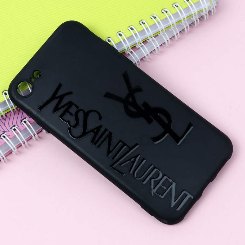 قاب طرحدار مشکی YSL آیفون iPhone 7/8