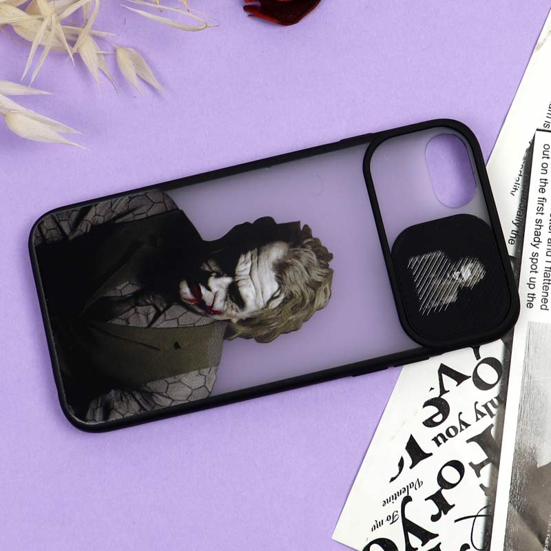 قاب محافظ لنز دار کشویی طرحدار پسرانه iPhone 7/8 سری B