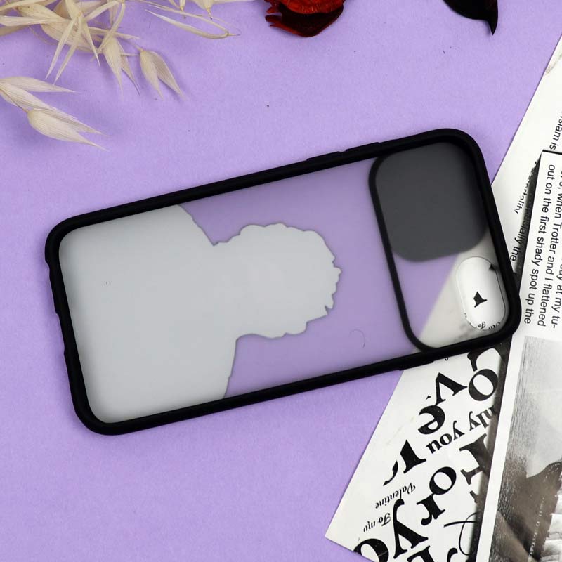 قاب محافظ لنز دار کشویی طرحدار پسرانه iPhone 7/8 سری B