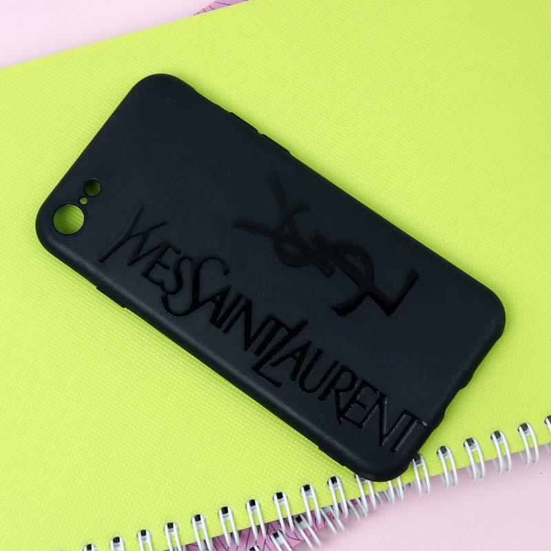 قاب طرحدار مشکی YSL آیفون iPhone 7/8