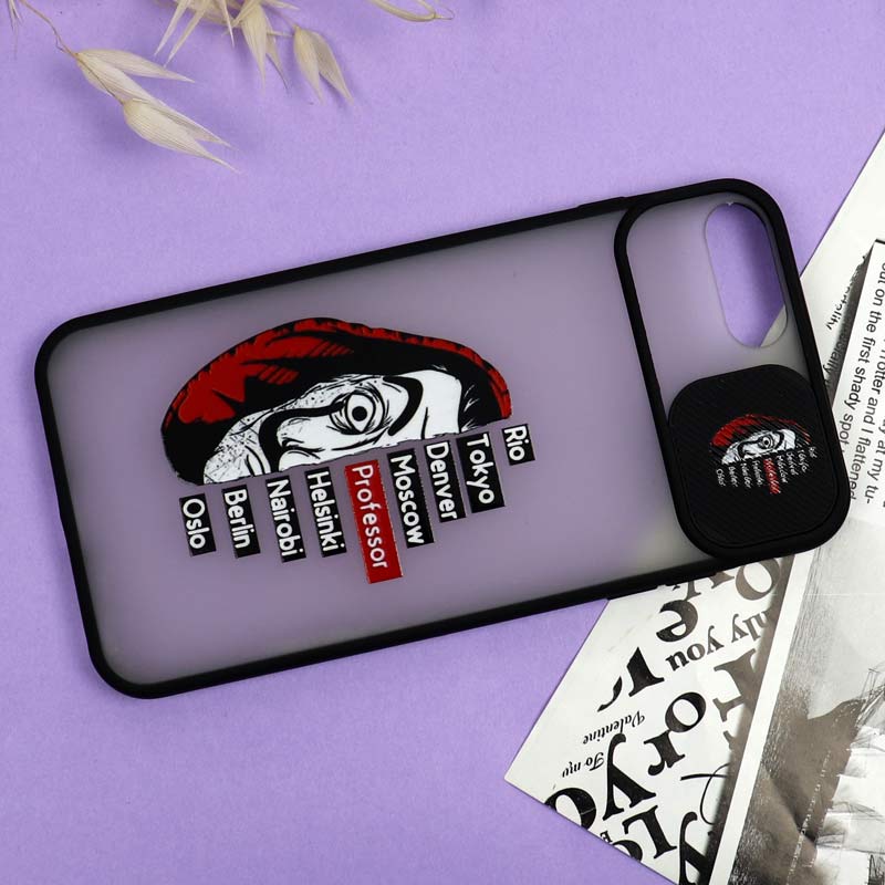 قاب محافظ لنز دار کشویی طرحدار پسرانه iPhone 7 Plus / iPhone 8 Plus سری B