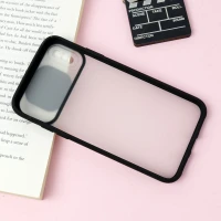 قاب PC مات محافظ لنز دار کشویی iPhone X/XS