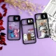 قاب آیفون iPhone X / XS طرح دار دخترانه سری B محافظ لنزدار کشویی