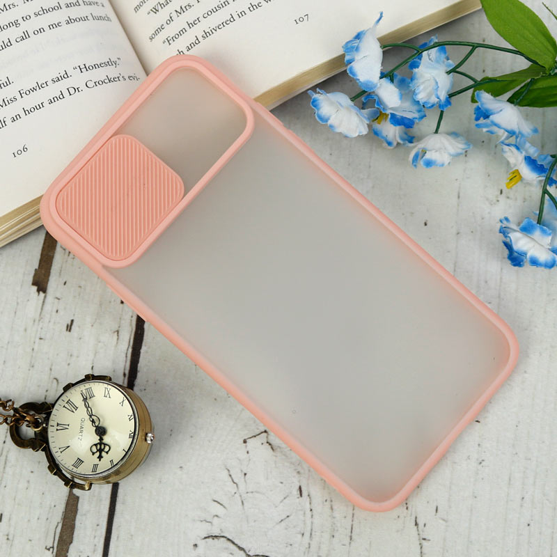 قاب PC مات محافظ لنز دار کشویی iPhone X/XS