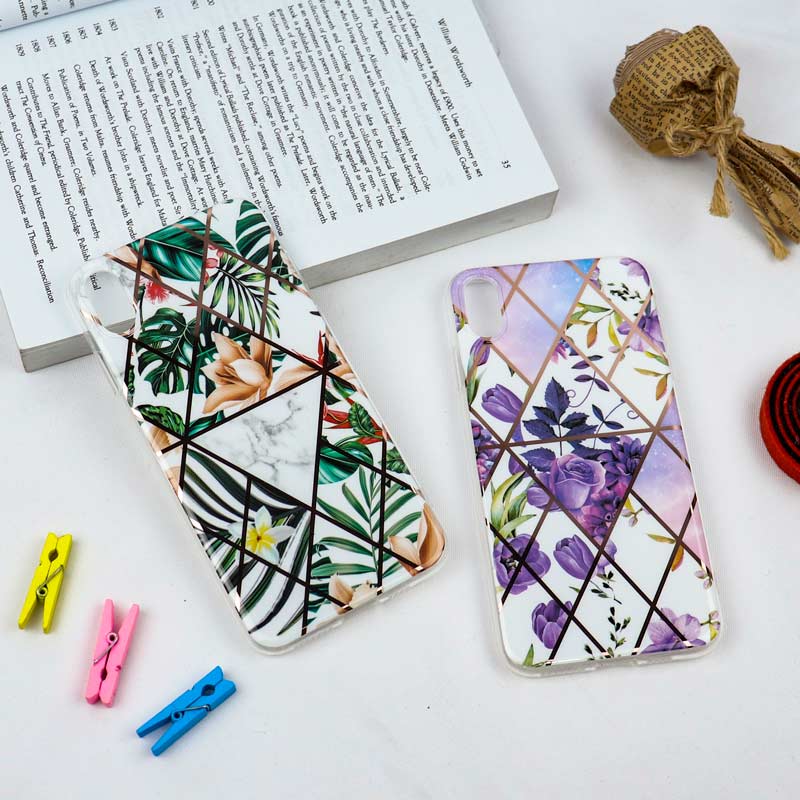 قاب طرح کاشی iPhone XS Max