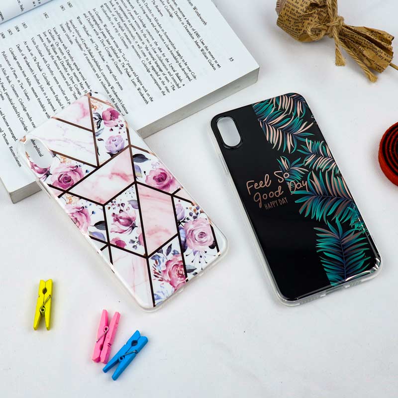 قاب طرح کاشی iPhone XS Max