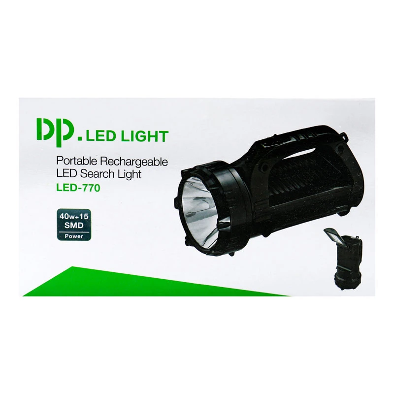 چراغ قوه شارژی دی پی مدل DP.LED Light LED-770