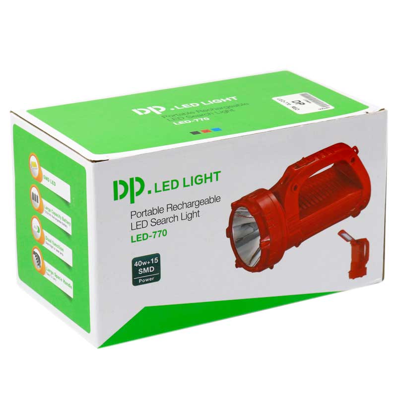 چراغ قوه شارژی دی پی مدل DP.LED Light LED-770