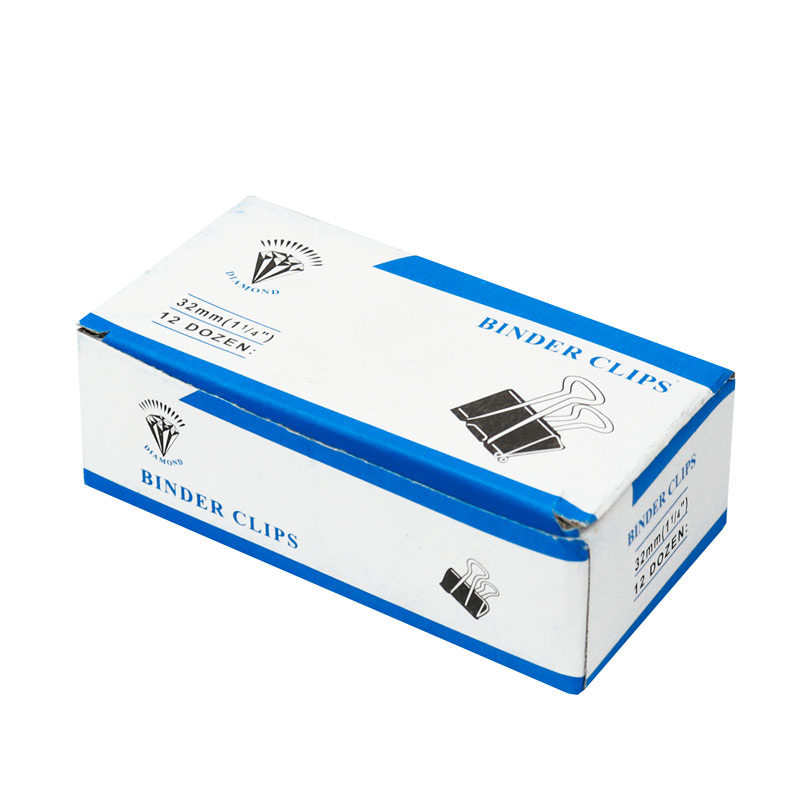 گیره دوبل Diamond 32mm بسته ۱۲ عددی