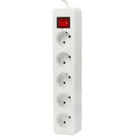 چند راهی 5 خانه برق الکترو فاز Electro Faz با کابل 4 متری