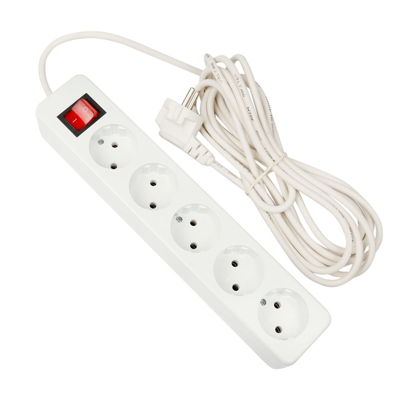 چند راهی 5 خانه برق الکترو فاز Electro Faz با کابل 4 متری