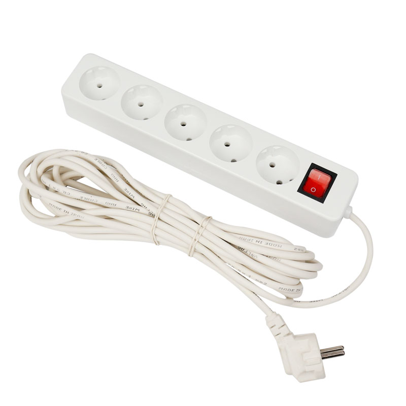 چند راهی 5 خانه برق الکترو فاز Electro Faz با کابل 7 متری