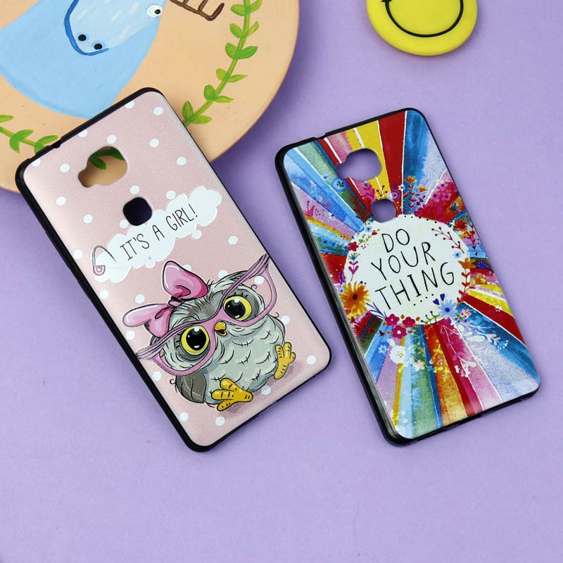 قاب فانتزی برجسته دخترانه هواوی Honor 5X سری 6