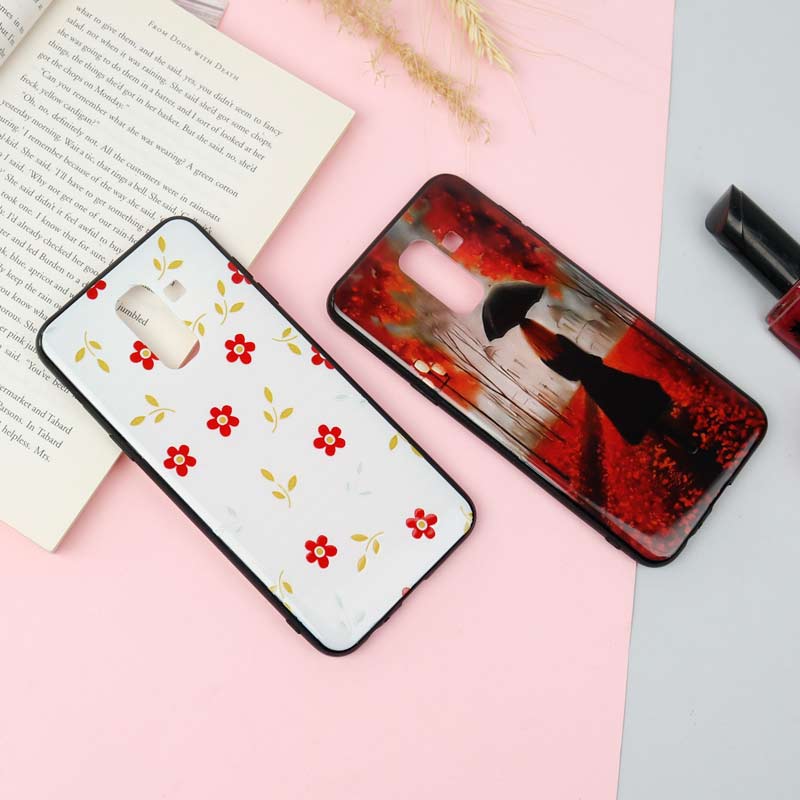 قاب فانتزی برجسته دخترانه سامسونگ A6 Plus سری 16
