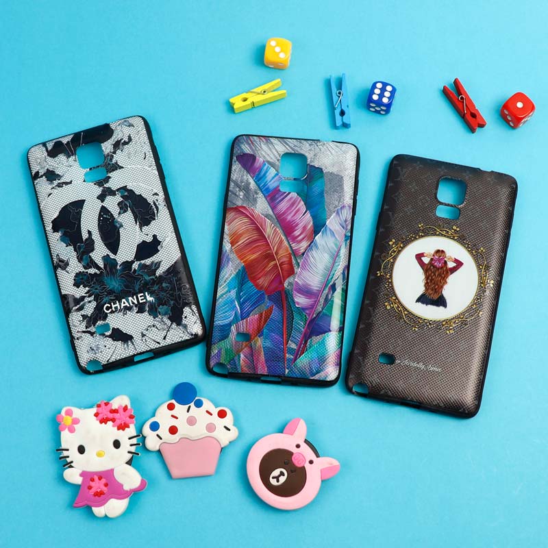 قاب فانتزی برجسته دخترانه سامسونگ Note 4 سری 3