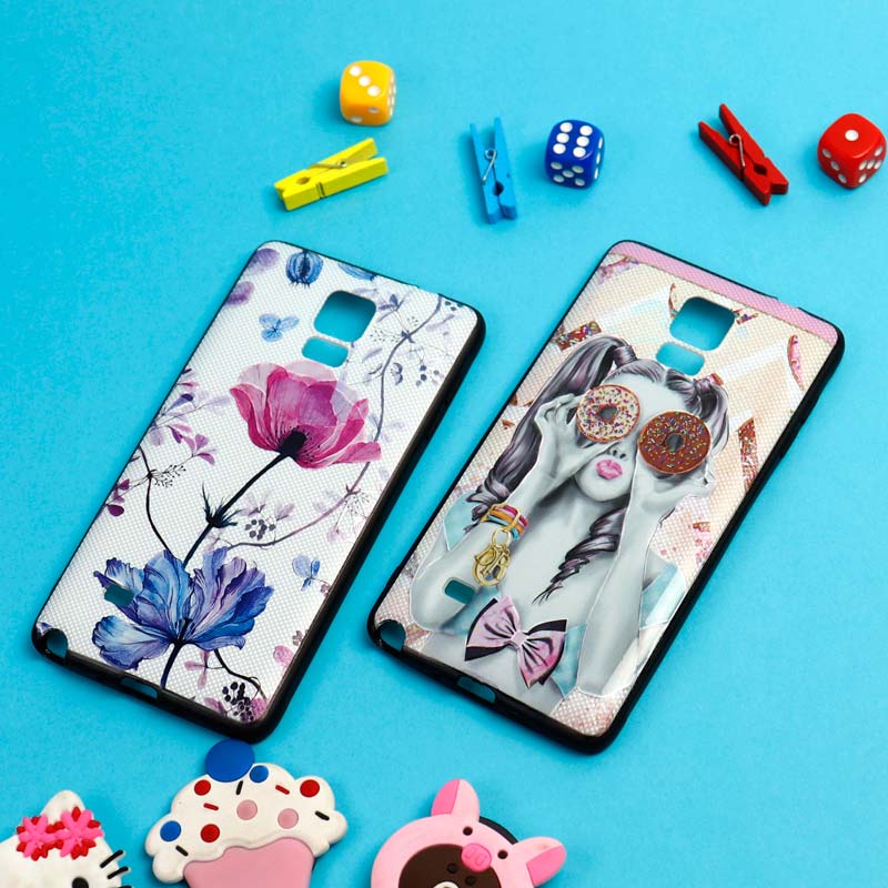 قاب فانتزی برجسته دخترانه سامسونگ Note 4 سری 3