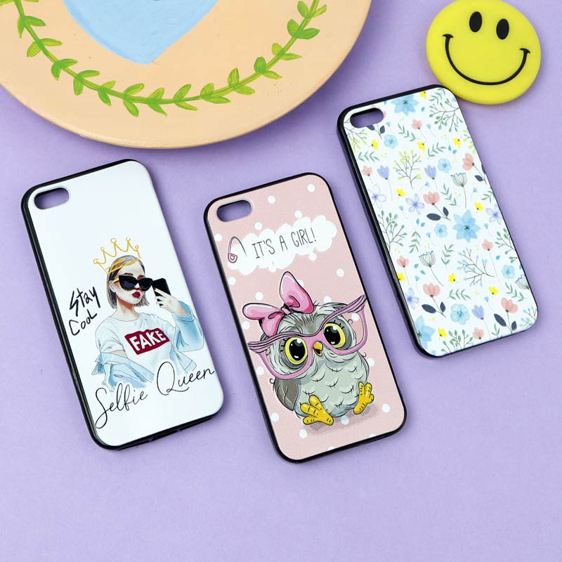 قاب فانتزی برجسته دخترانه آیفون iPhone 5/5s سری 6