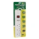 چند راهی 3 خانه Fox ZA214 با کابل 3 متری + شارژر USB