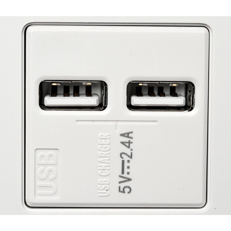 چند راهی 3 خانه برق Fox ZA214 با کابل 3 متری + شارژر USB