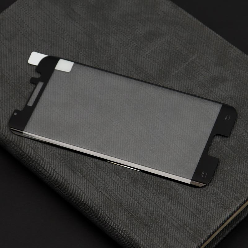 گلس تمام چسب Samsung S6 Edge مشکی