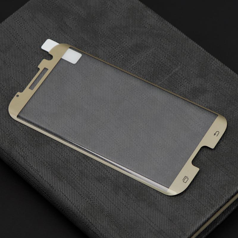 گلس تمام چسب Samsung S7 Edge طلایی