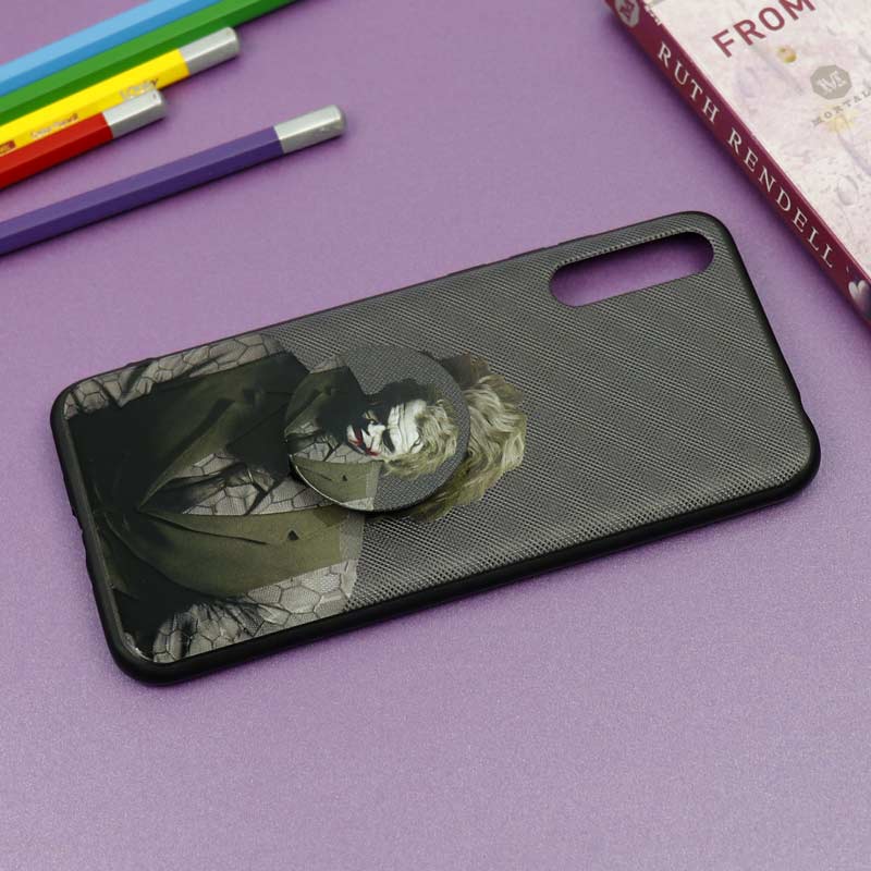 قاب فانتزی برجسته + پاپ سوکت طرح Joker هواوی Y8p سری D