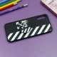قاب فانتزی برجسته + پاپ سوکت طرح Off White هواوی Y8p سری D