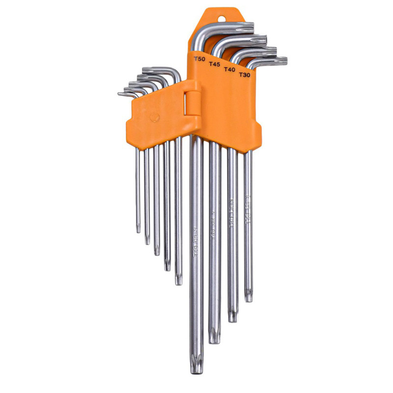 ست آچار آلن ستاره ای 9 عددی اینکو Ingco HHK13092