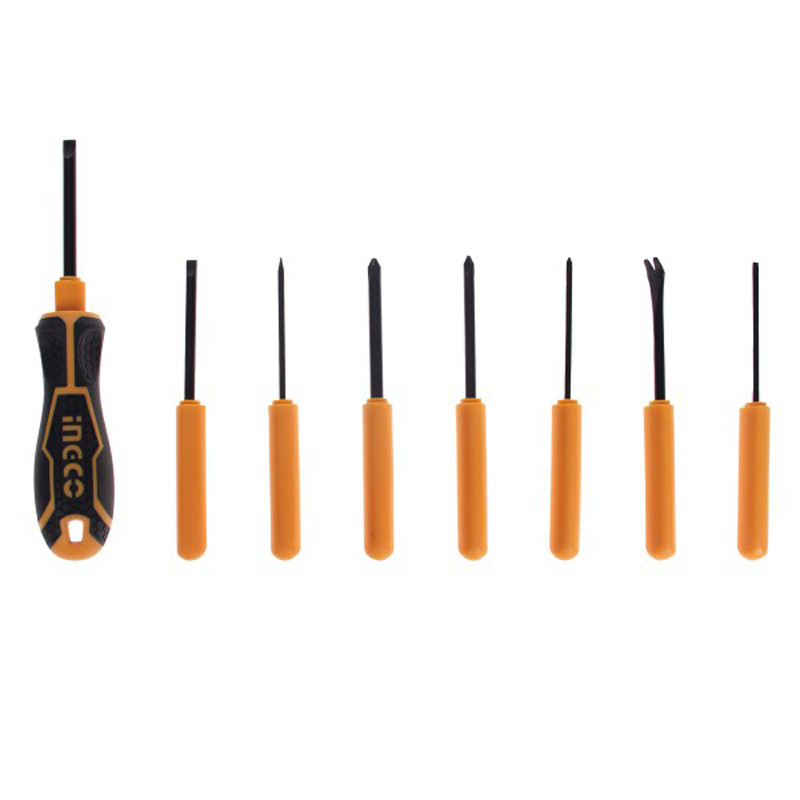 ست پیچ گوشتی و میخ کش 8 عددی اینکو Ingco AKISD0901