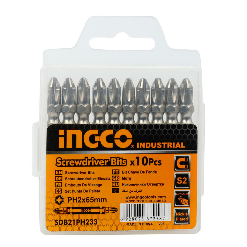ست سری پیچ گوشتی دو سر چهار سو اینکو Ingco SDB21PH233