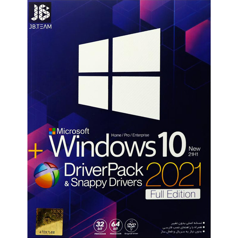 Windows 10 21H1 + DriverPack & Snappy Drivers 2021 Full Edition 2DVD9 JB.TEAM