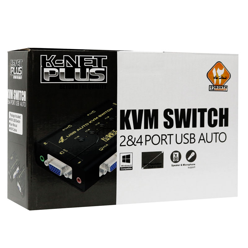 سوییچ K-net Plus KP-U622 Auto KVM