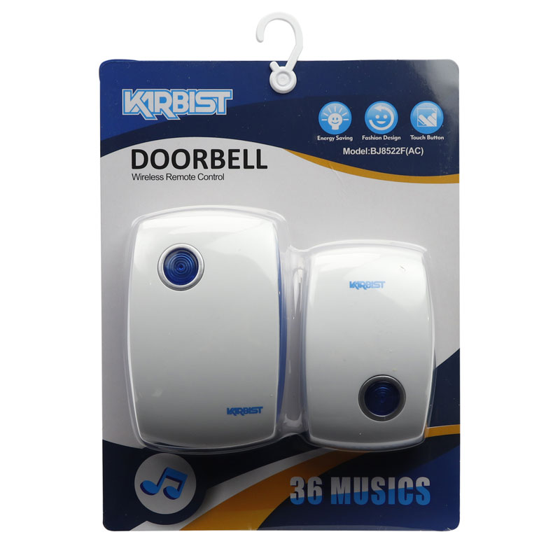 زنگ بی سیم دوشاخه دار Karbist BJ8522F