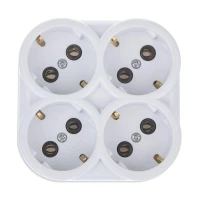 چند راهی 4 خانه برق ارت دار خیام الکتریک Khayam Electric DES-901