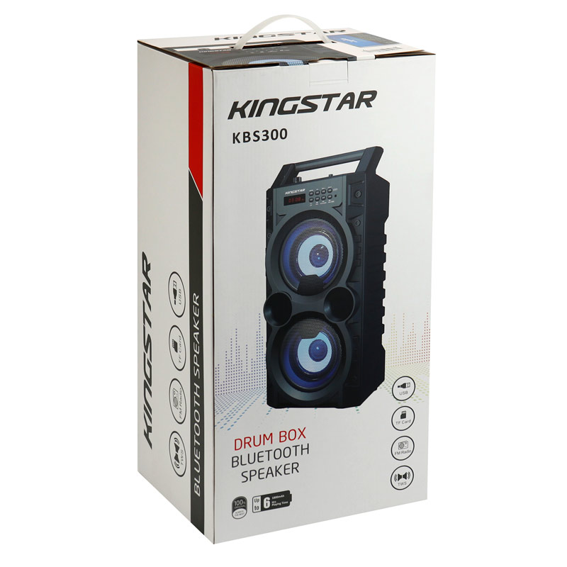 اسپیکر بلوتوثی رم و فلش خور KingStar KBS300 + ریموت کنترل