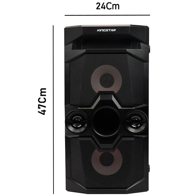 اسپیکر چمدانی بلوتوثی رم و فلش خور KingStar KBS454 + ریموت کنترل