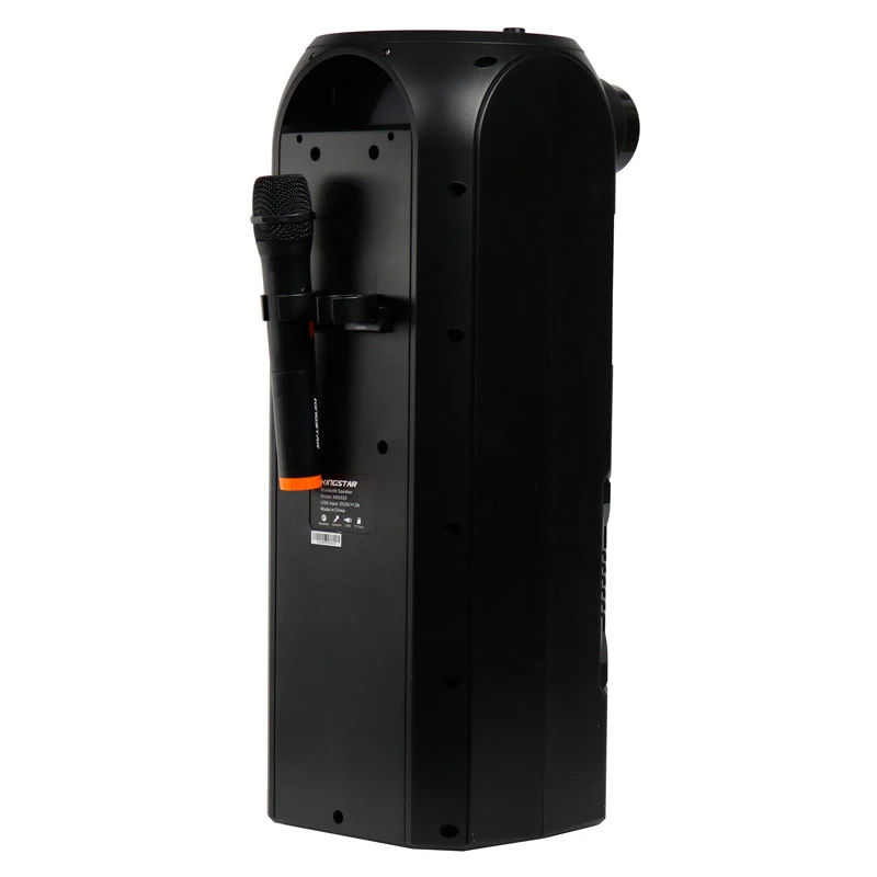 اسپیکر چمدانی بلوتوثی رم و فلش خور KingStar KBS525 + میکروفون