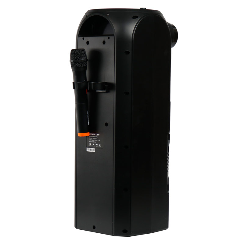 اسپیکر چمدانی بلوتوثی رم و فلش خور KingStar KBS525 + میکروفون