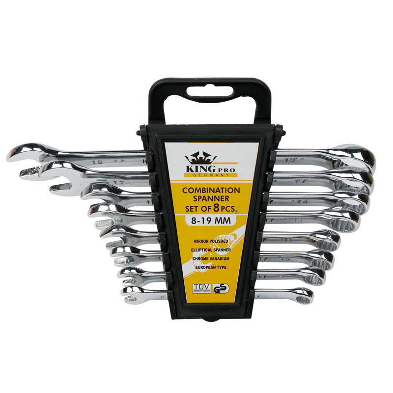 آچار رینگی کینگ پرو King Pro 8-19mm بسته 8 عددی