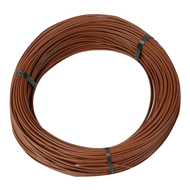 سیم برق افشان 0.75*1 لینکو حلقه 100 متری