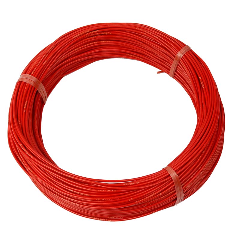 سیم برق افشان 0.75*1 لینکو حلقه 100 متری