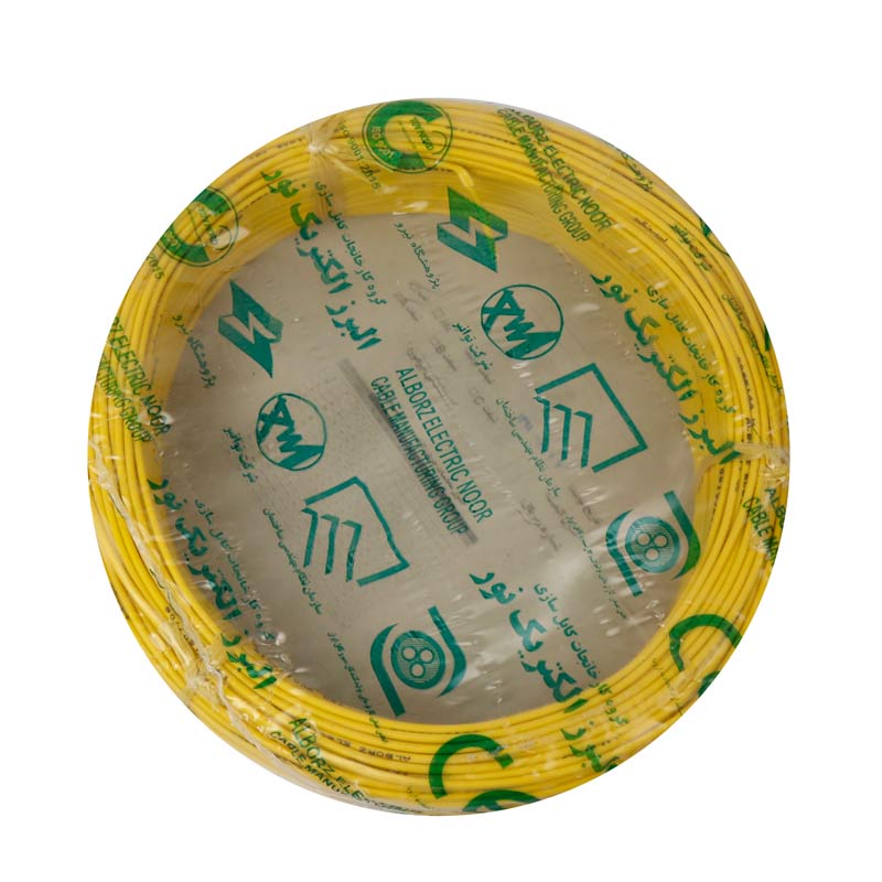 سیم برق افشان 0.75*1 لینکو حلقه 100 متری