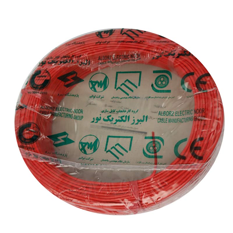 سیم برق افشان 1*1 لینکو حلقه 100 متری